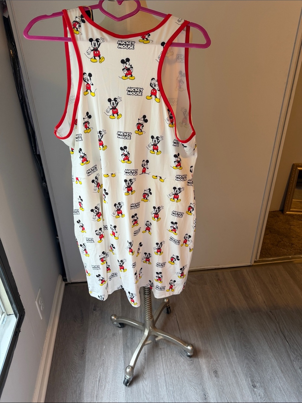Disney athleisure Tank Dress built in shorts and Mickey Mouse Print - Picture 3 of 7